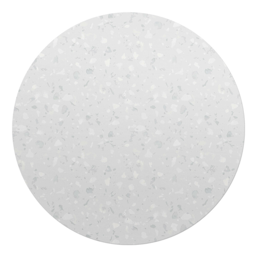 Podkładka pod krzesło obrotowe okrągła Terrazzo pastelowy