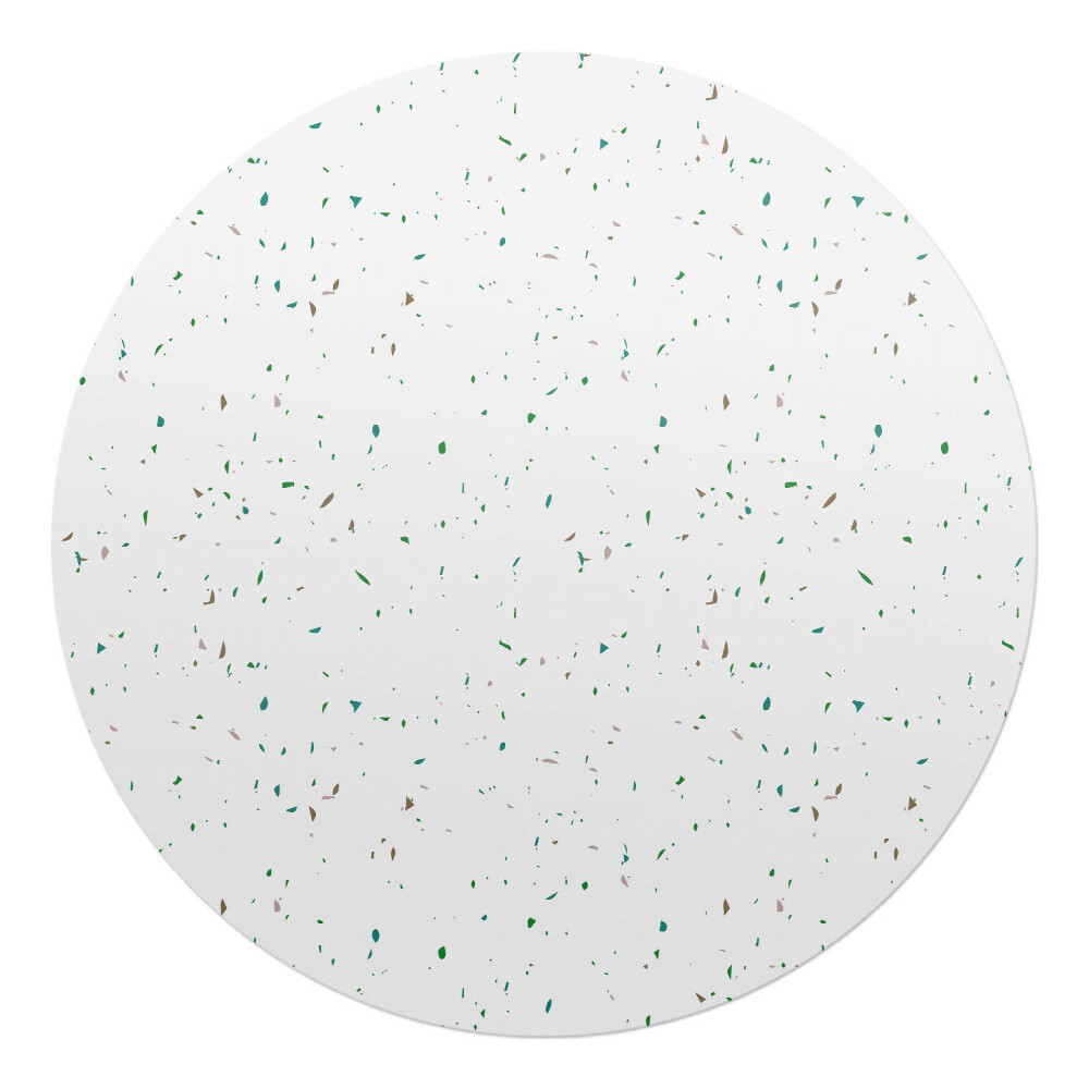 Podkładka pod krzesło okrągła Minimalistyczne kropki