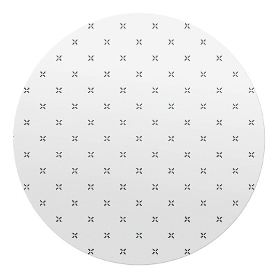 Podkładka pod krzesło obrotowe okrągła Kropki w kratkę