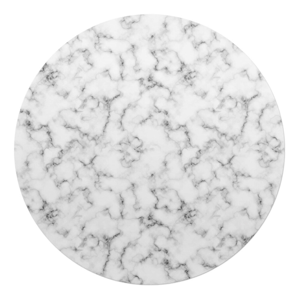 Podkładka pod krzesło obrotowe okrągła Marmurowa tekstura