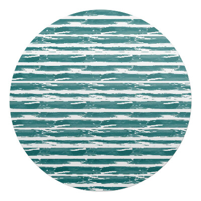 Mata pod fotel biurowy okrągła Pędzlowe pasy