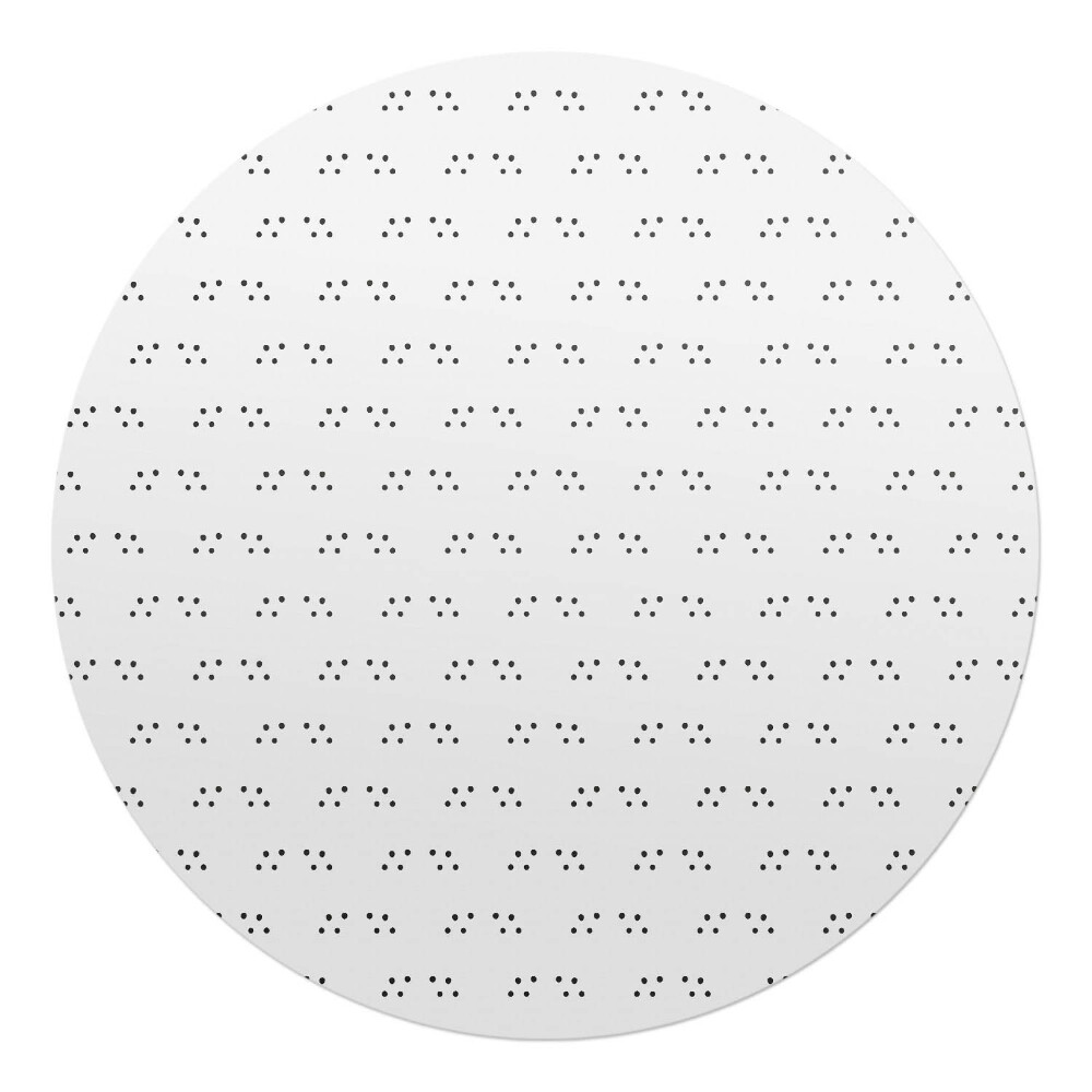 Podkładka pod krzesło obrotowe okrągła Symetryczne kropki