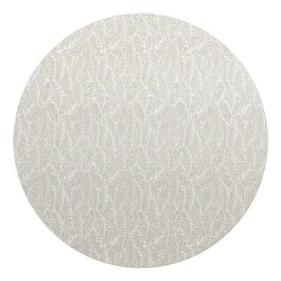 Mata pod krzesło okrągła Liście w subtelnym wzorze