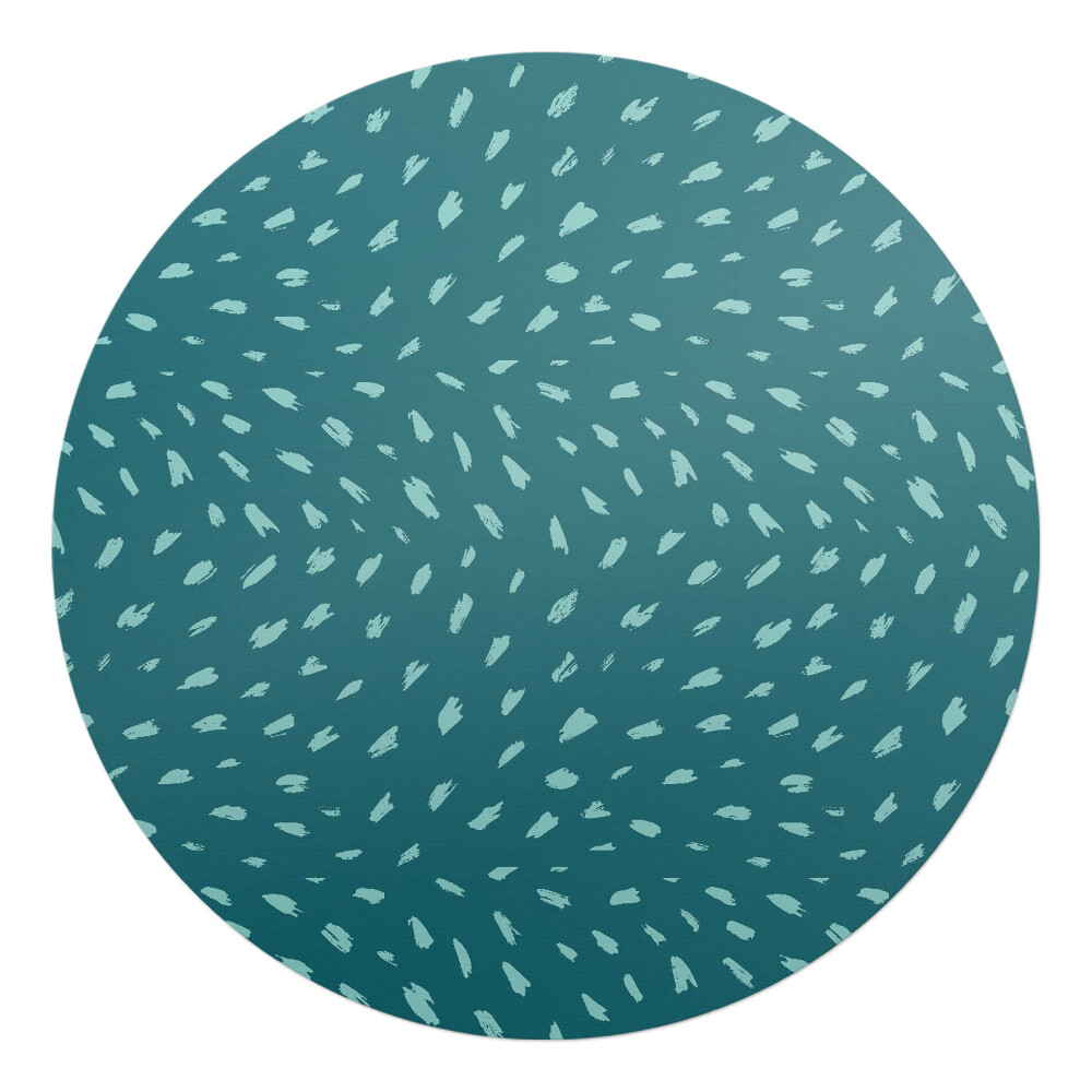 Podkładka pod krzesło obrotowe okrągła Abstrakcyjne kropki