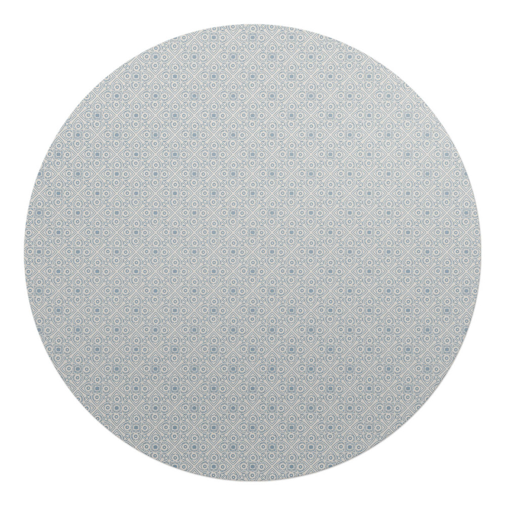 Podkładka pod krzesło okrągła Geometryczny wzór retro