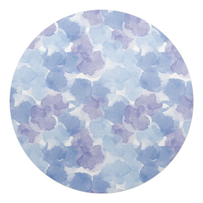 Podkładka pod krzesło obrotowe okrągła Akwarelowa abstrakcja