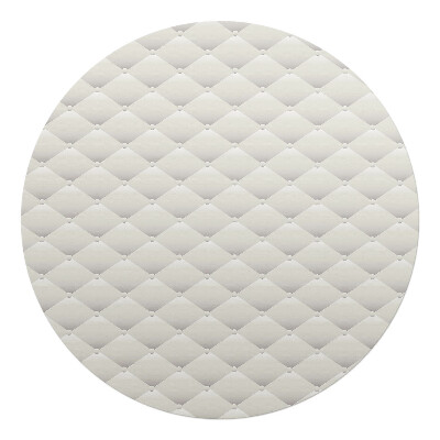 Podkładka pod krzesło okrągła Pikowany wzór elegancki