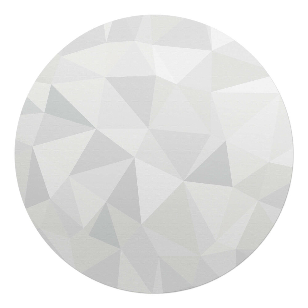 Podkładka pod krzesło okrągła Geometryczny wzór 3D