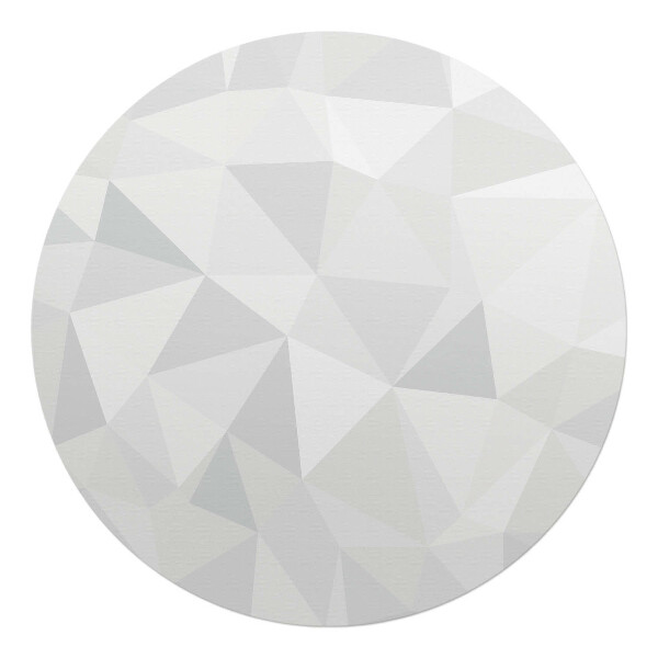 Podkładka pod krzesło okrągła Geometryczny wzór 3D