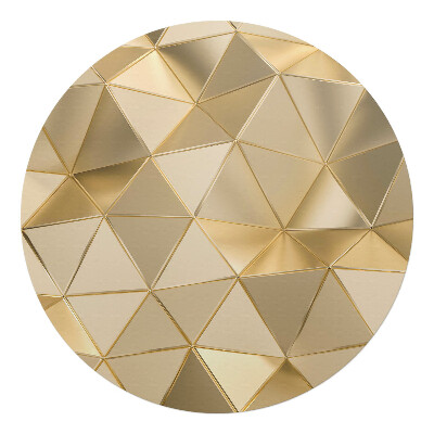 Podkładka pod krzesło obrotowe okrągła Geometryczny wzór 3D