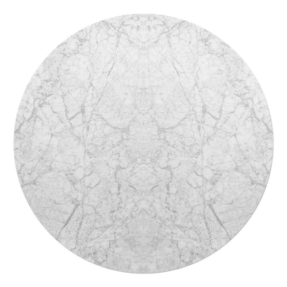 Podkładka pod krzesło okrągła Marmurowe wzory