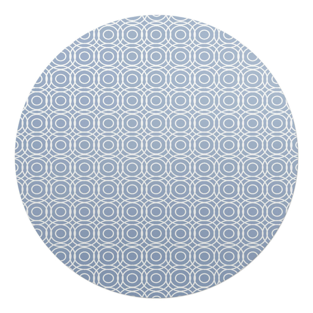 Podkładka pod krzesło okrągła Geometryczny wzór kół