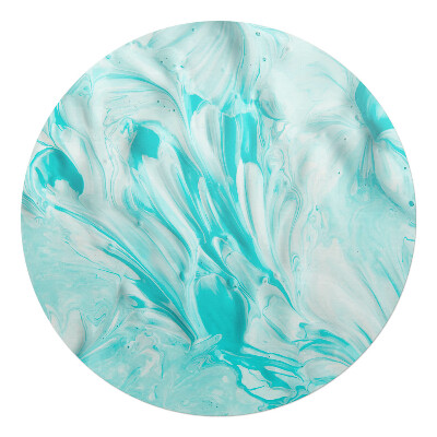 Mata pod fotel biurowy okrągła Pastelowy wir abstrakcji