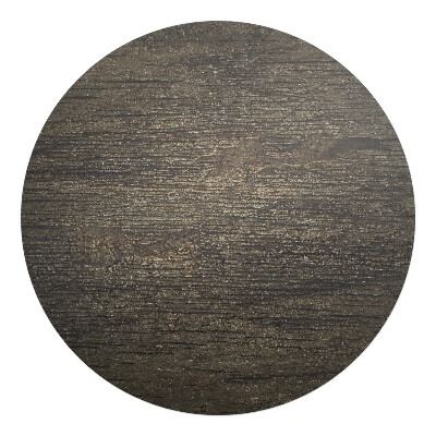Mata na podłogę pod krzesło okrągła Drewniana tekstura