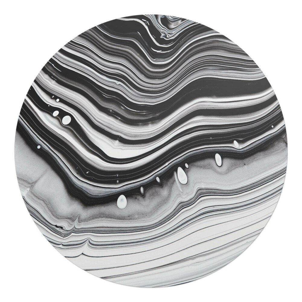 Podkładka pod krzesło obrotowe okrągła Abstrakcyjne fale