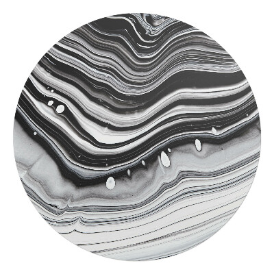 Podkładka pod krzesło obrotowe okrągła Abstrakcyjne fale