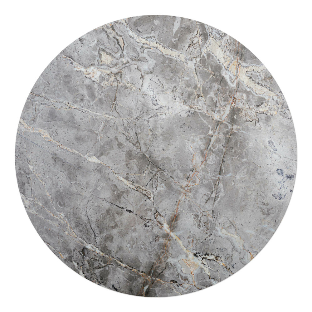 Podkładka pod krzesło obrotowe okrągła Marmurowe żyłki