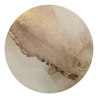 Podkładka pod krzesło okrągła Delikatne abstrakcje