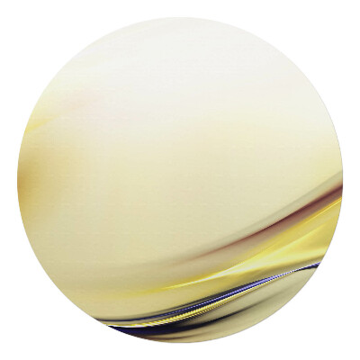 Mata na podłogę pod krzesło okrągła Delikatne linie abstrakcji