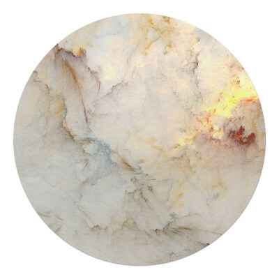 Podkładka pod krzesło okrągła Abstrakcyjna chmura