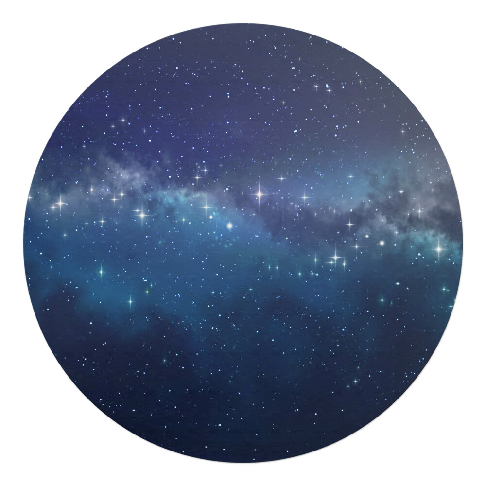 Podkładka pod krzesło obrotowe okrągła Gwieździsta noc
