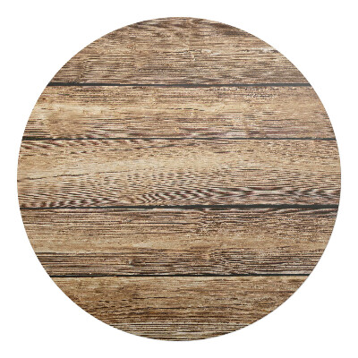 Podkładka pod krzesło okrągła Drewniane deski tło