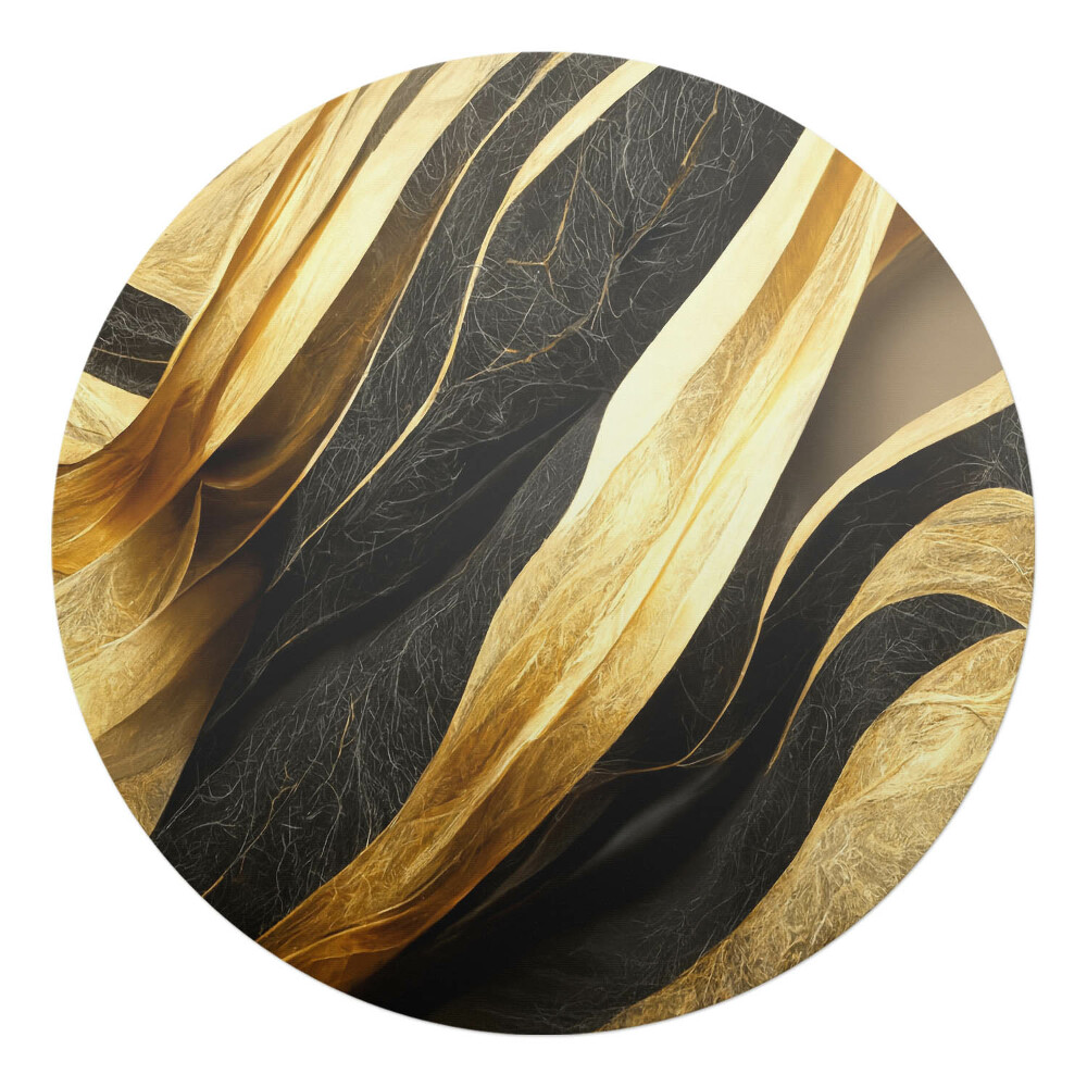 Podkładka pod krzesło okrągła Falujące linie