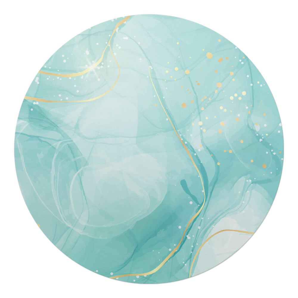 Mata pod fotel biurowy okrągła Abstrakcyjny wir