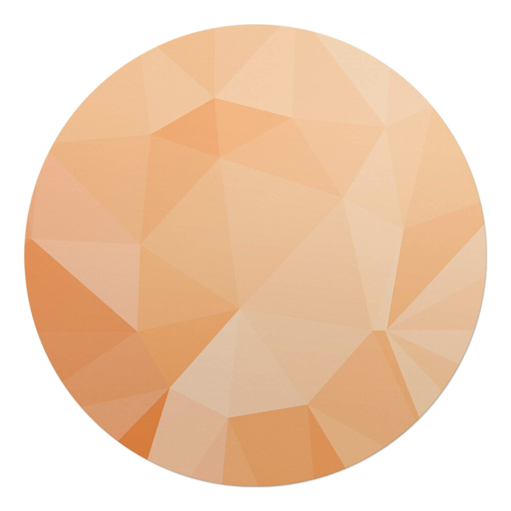 Podkładka pod krzesło okrągła Geometryczny wzór