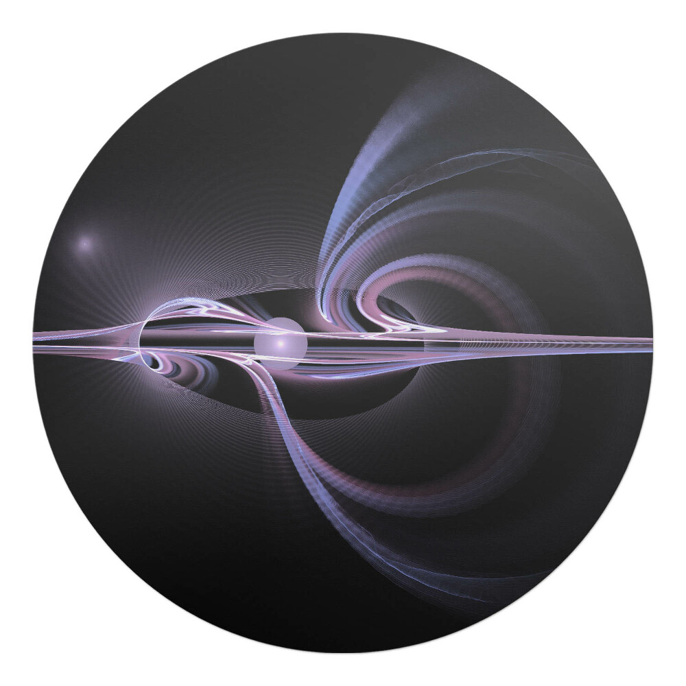 Podkładka pod krzesło obrotowe okrągła Fraktalowa spirala