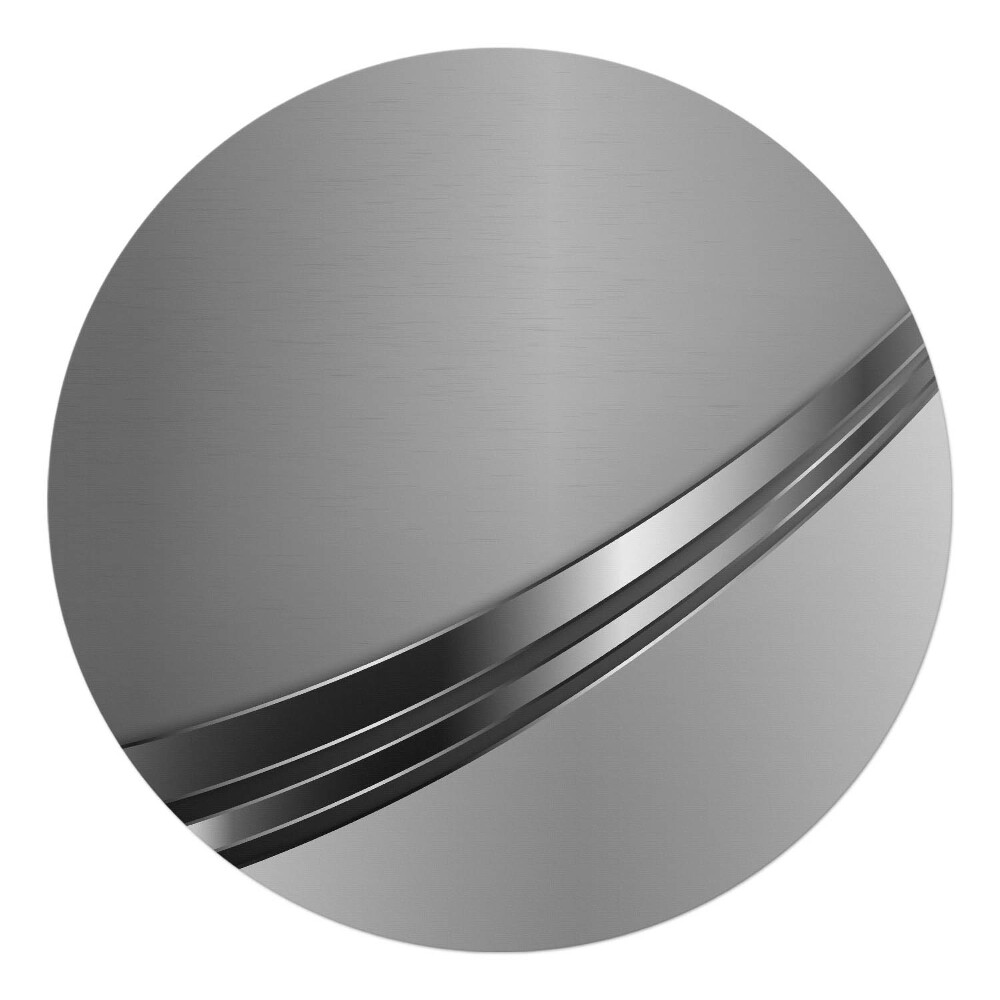 Podkładka pod krzesło okrągła Metaliczne linie