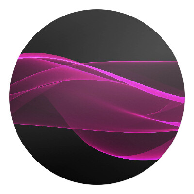 Podkładka pod krzesło okrągła Falujące linie