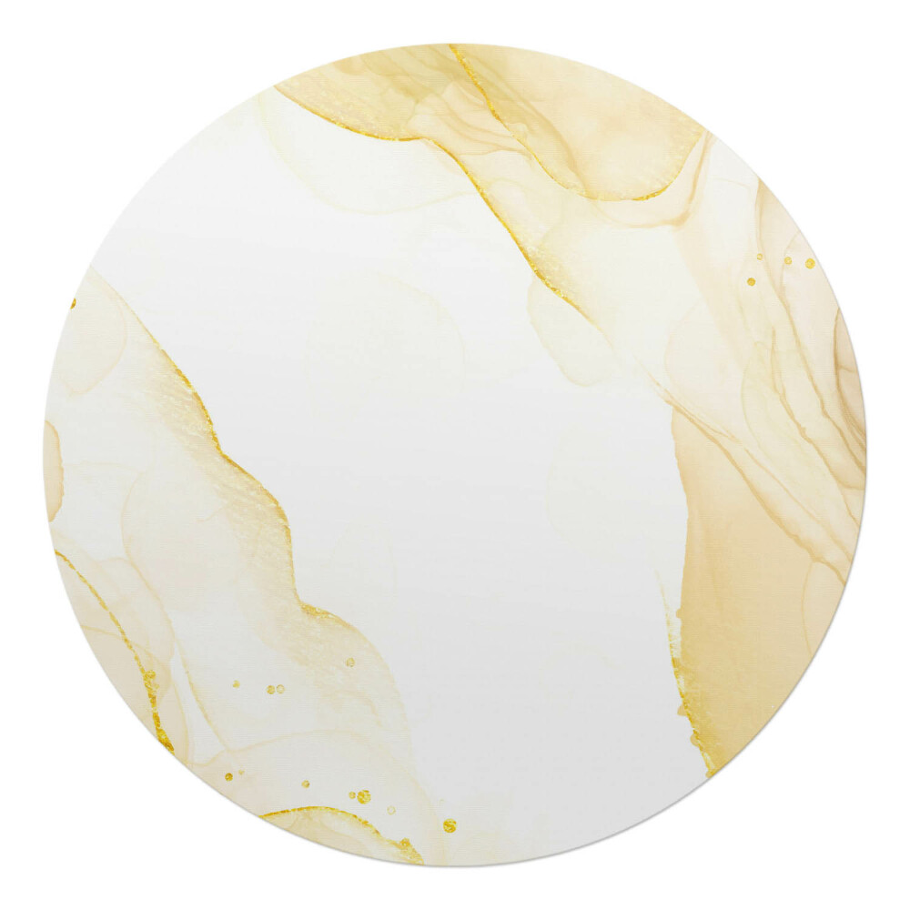 Mata pod fotel biurowy okrągła Eteryczne fale fluidu