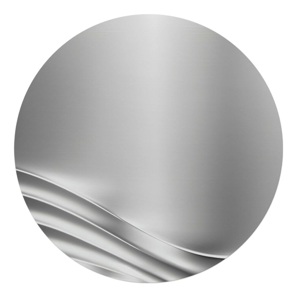 Podkładka pod krzesło obrotowe okrągła Metaliczne fale