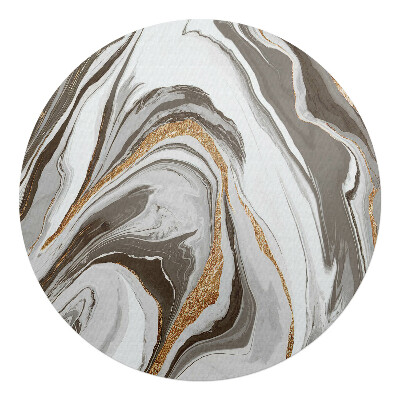 Podkładka pod krzesło obrotowe okrągła Abstrakcyjne fale