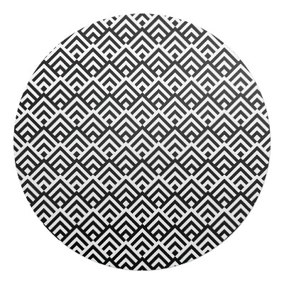 Podkładka pod krzesło okrągła Geometryczny wzór