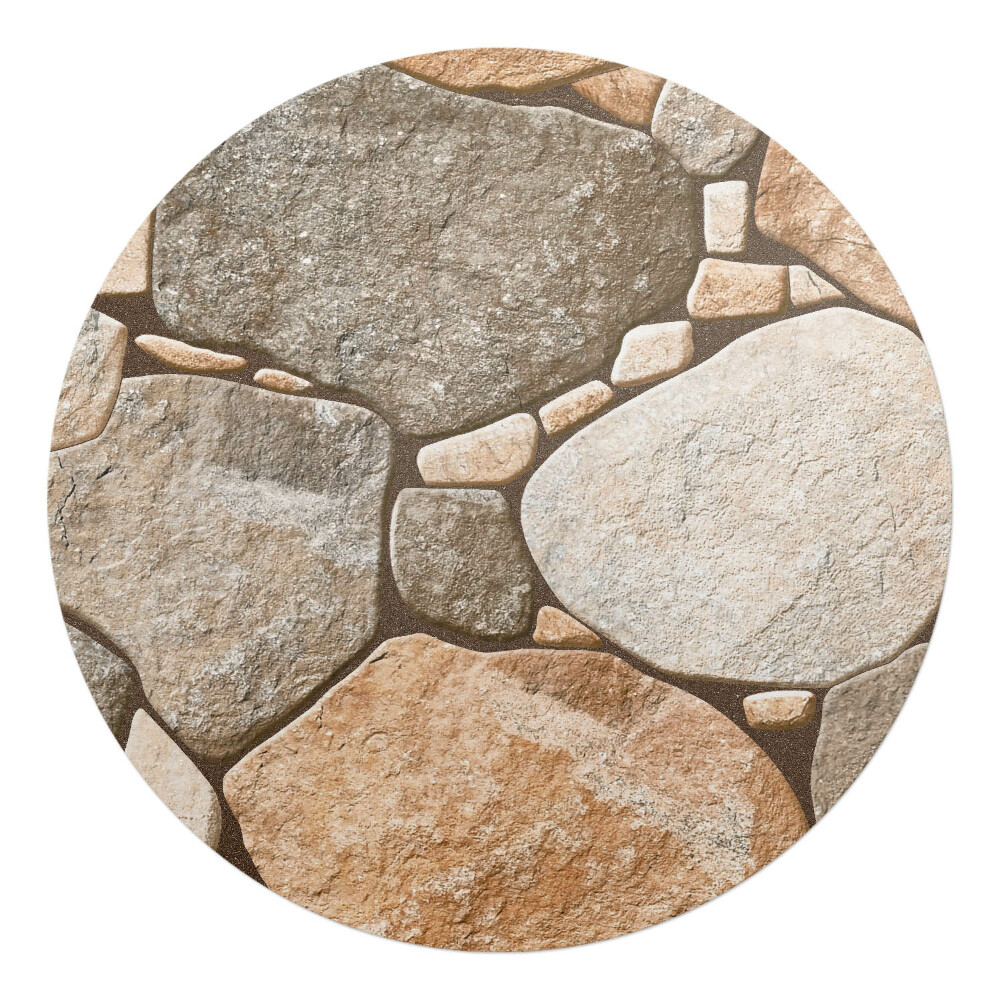 Podkładka pod krzesło okrągła Kamienie mozaika