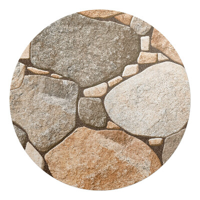 Podkładka pod krzesło okrągła Kamienie mozaika