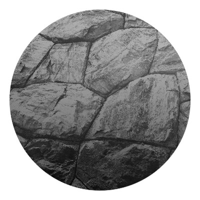 Podkładka pod krzesło obrotowe okrągła Kamienna ściana