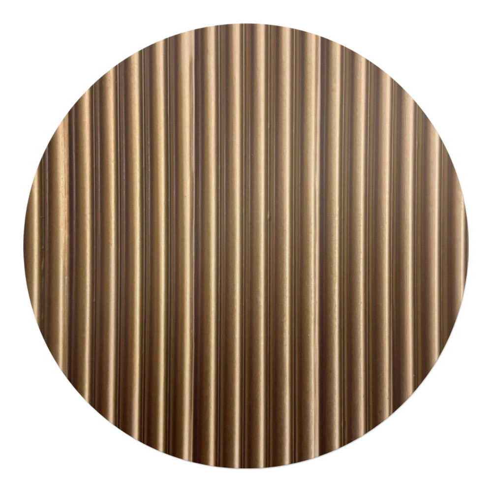 Podkładka pod krzesło obrotowe okrągła Metalowe prążki