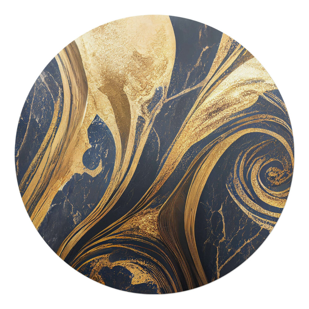 Podkładka pod krzesło obrotowe okrągła Abstrakcyjne wiry