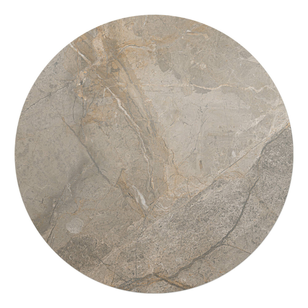 Mata pod fotel biurowy okrągła Kamienny wzór naturalny