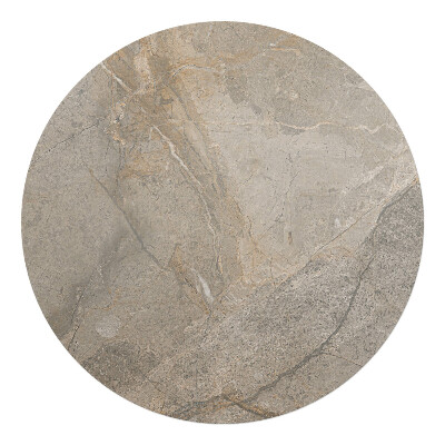 Mata pod fotel biurowy okrągła Kamienny wzór naturalny