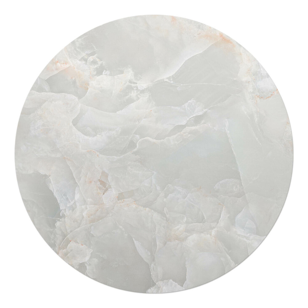 Podkładka pod krzesło obrotowe okrągła Marmurowa tekstura