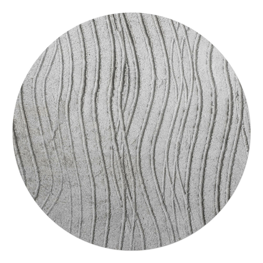 Podkładka pod krzesło okrągła Fale na piasku