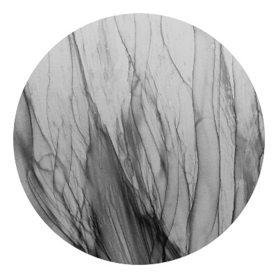 Mata na podłogę pod krzesło okrągła Abstrakcyjne smugi