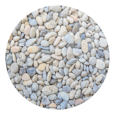 Podkładka pod krzesło obrotowe okrągła Kamienie na plaży