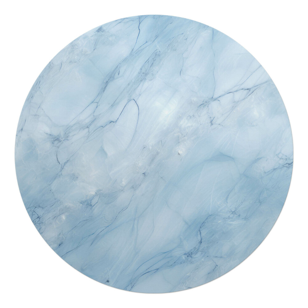 Podkładka pod krzesło obrotowe okrągła Marmurowa tekstura