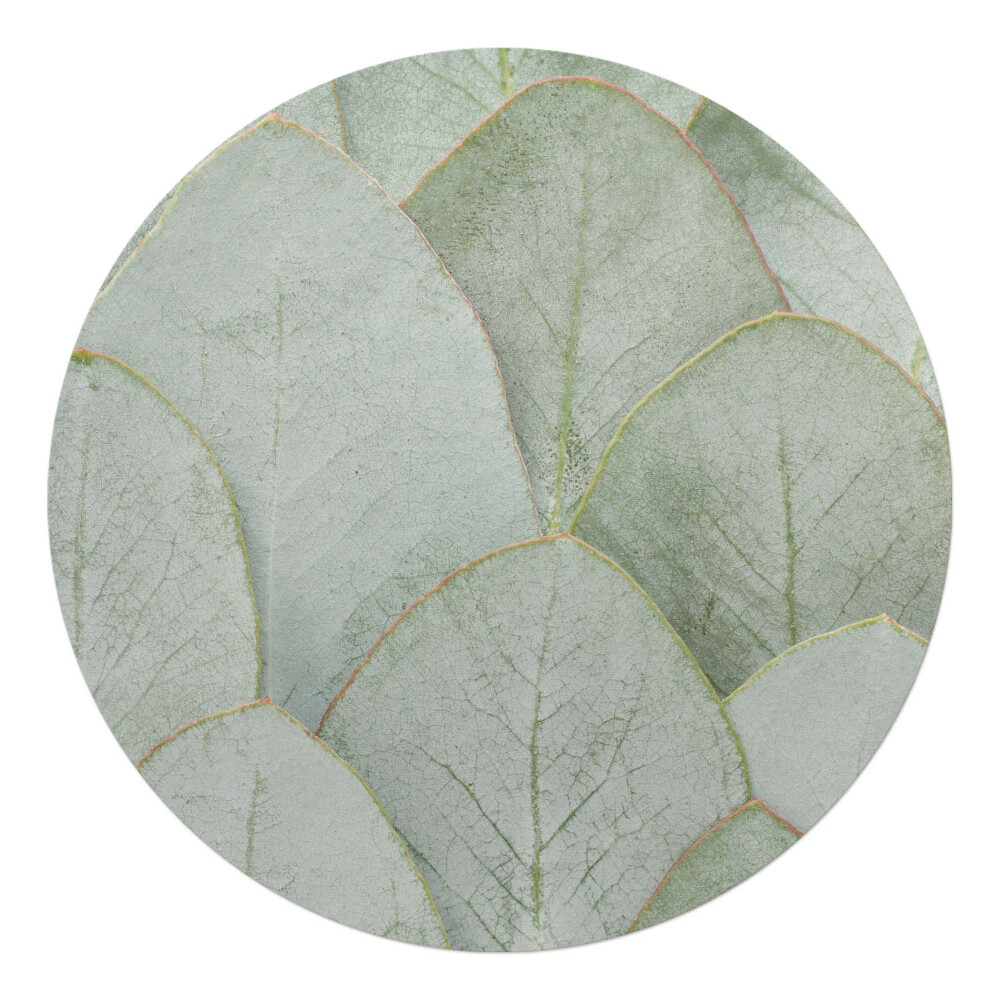 Podkładka pod krzesło obrotowe okrągła Liście w harmonii