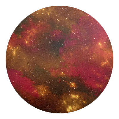 Podkładka pod krzesło okrągła Kosmiczna mgławica